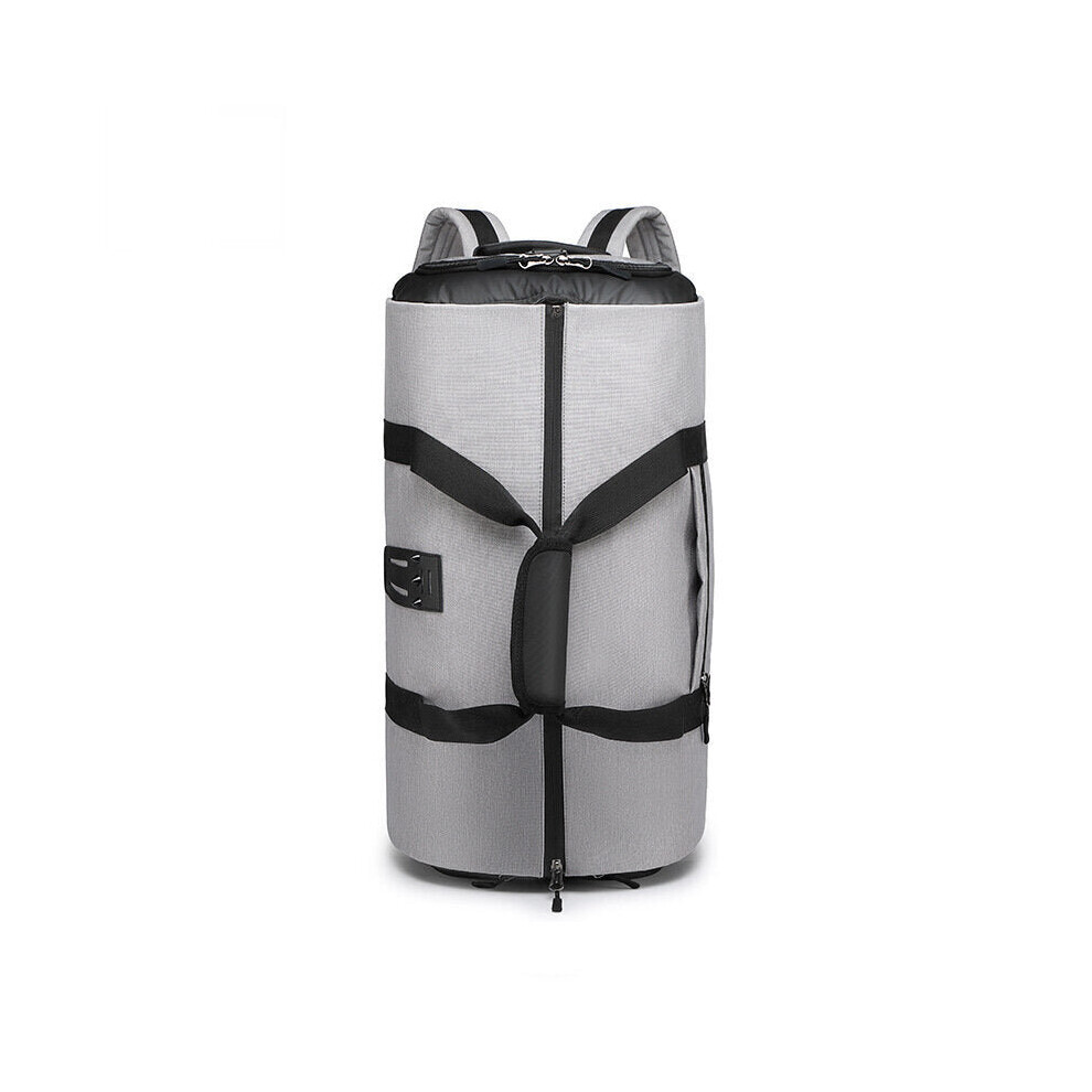 (Grey) Travel Luggage Bag Duffle Bag Suit Storage Bag With Shoes Bag