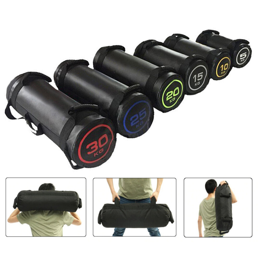 (5KG) Black Weight Lifting Sandbag Outdoor Sports Gym Fitness Sandbag Power Bag