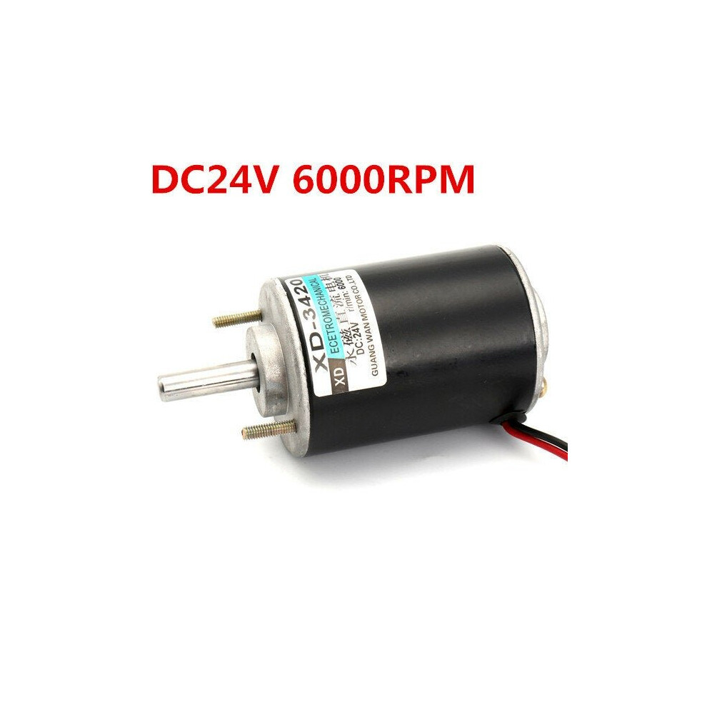 (24V) DC 12/24V 30W Permanent Magnet DC Motor CW/CCW Motor