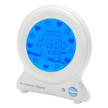 TOMMEE TIPPEE Groclock Educational Alarm Clock, Alarm Clock and Nightlight for Young Children, USB Powered