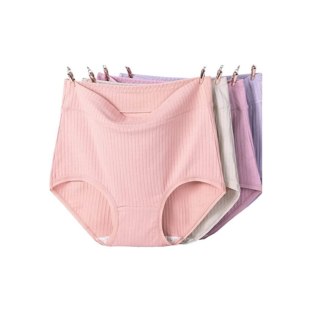 (2XL) Women's Underwear Ladies Soft Full Briefs Panties 5 Pack
