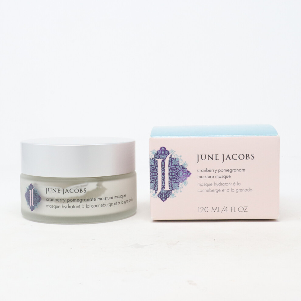 June Jacobs Cranberry Pomegranate Moisture Masque 4.0Oz/120Ml New With Box