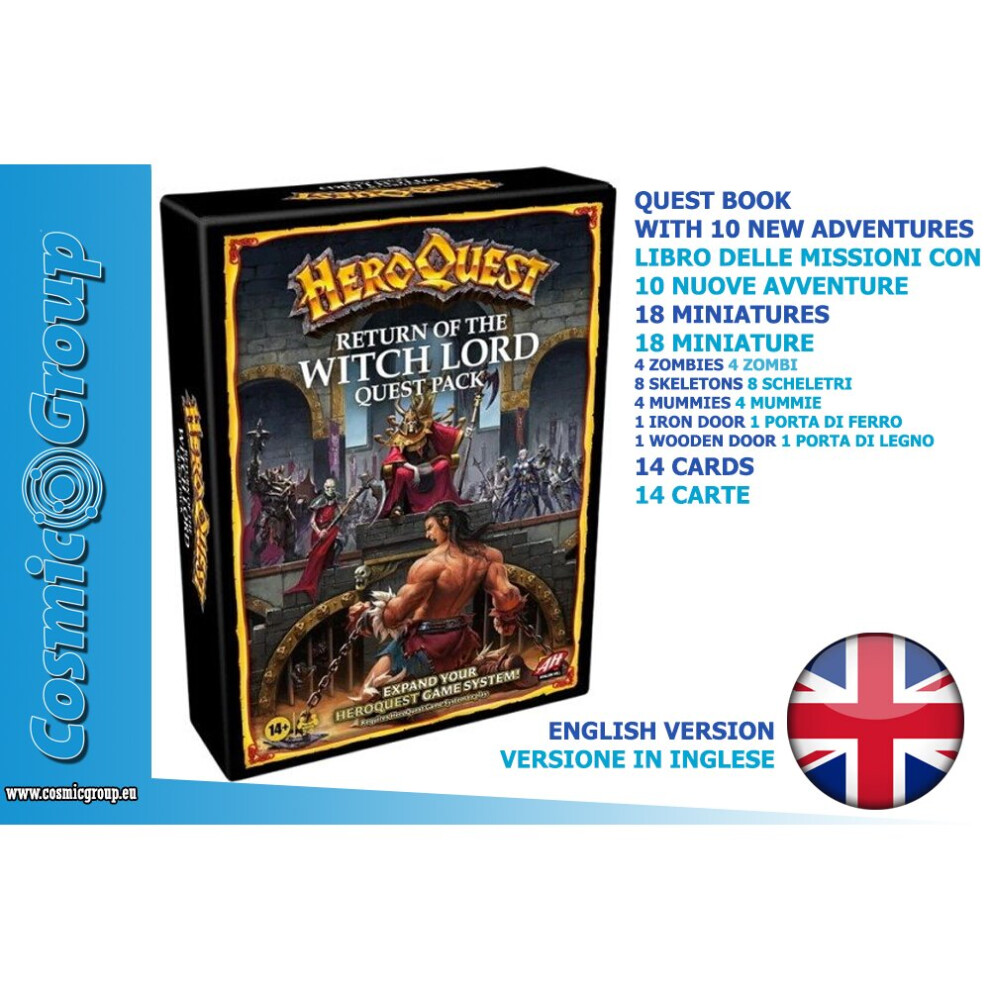 Hasbro Heroquest Return Of Witch Lord English