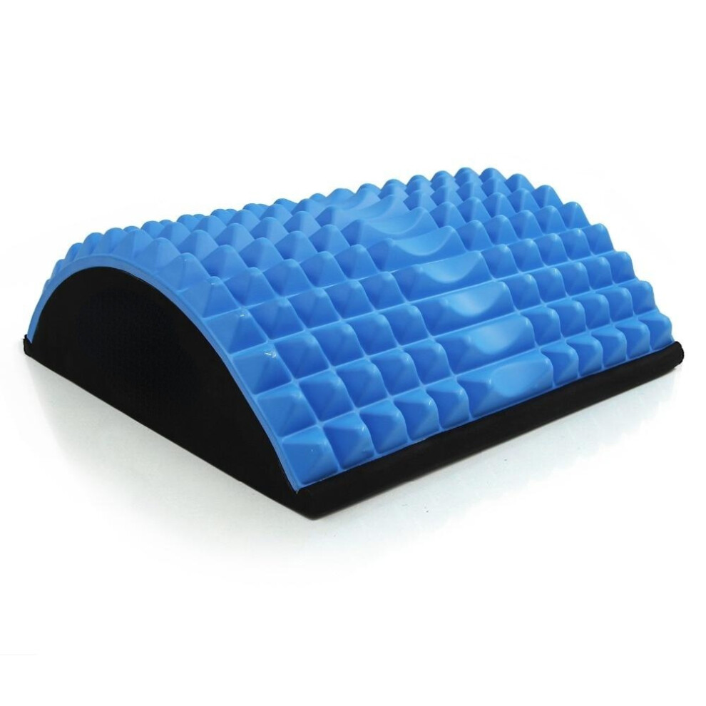 (Blue) Procircle Abdominal Mat Core Massaging Spikes Full Range Motion Sit up & Back Stretcher USA Up Bench
