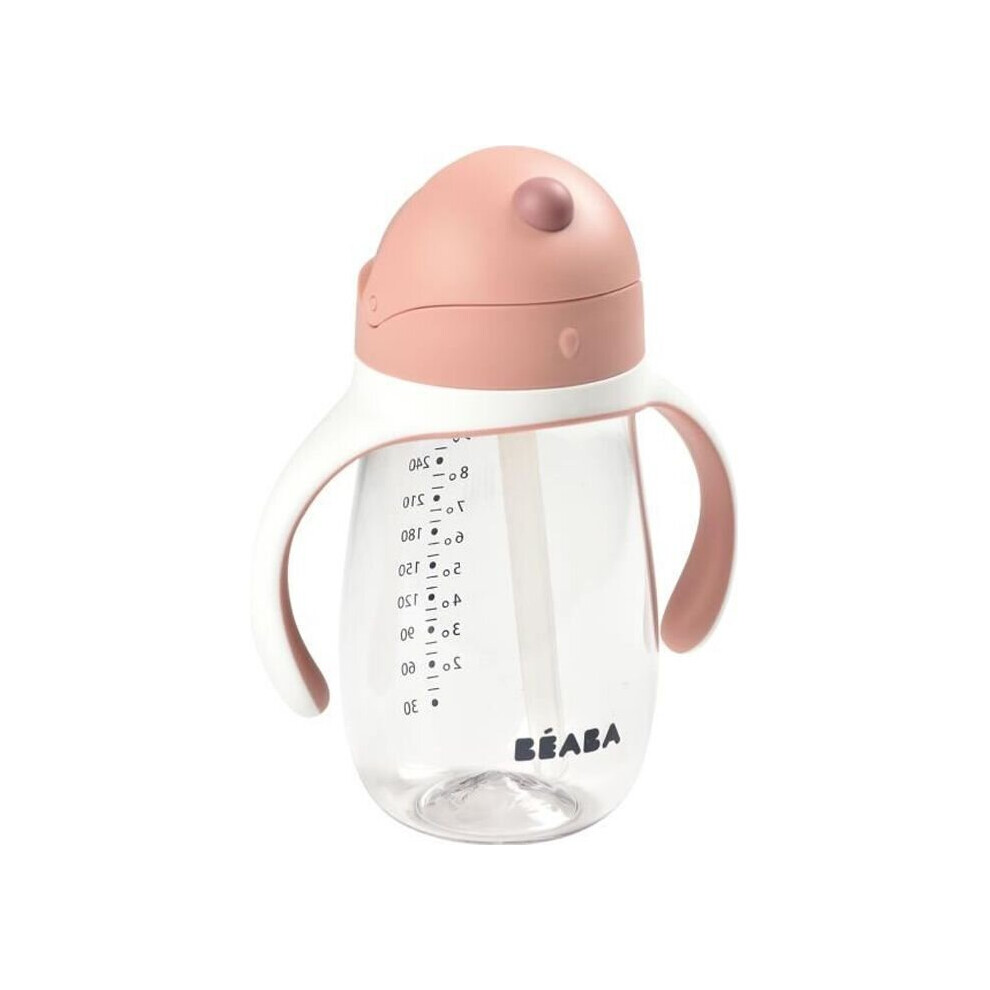 Straw Cup 300 Ml - Old Pink Beaba