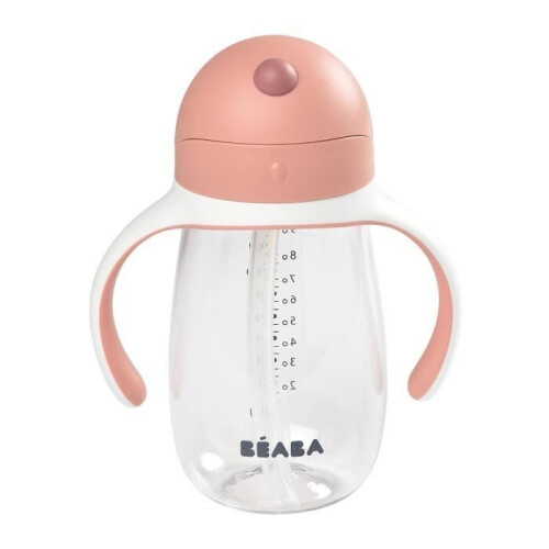 BEABA BEABA Straw cup 300 ml - old pink 2