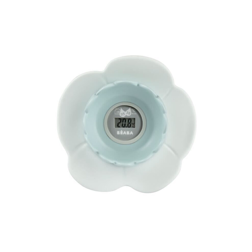 Béaba Lotus Bath Thermometer, Green/Blue Beaba