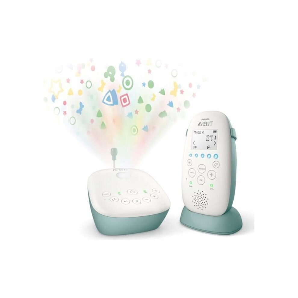 Scd731 / 26 Lcd Dect Baby Monitor - And Blue/White Philips Avent