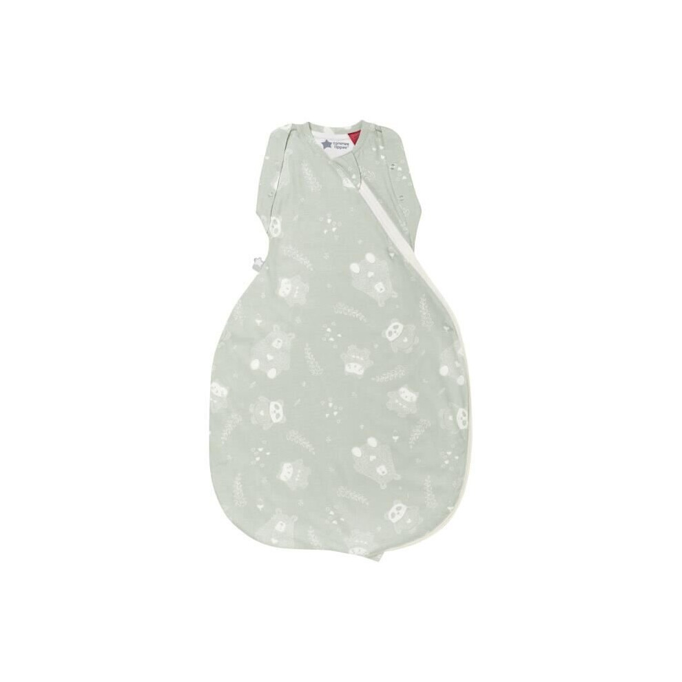 Tommee Tippee - Swaddling Sleeping Bag - Original Grobag - Soft Cotton Rich Fabric - 1.0 TOG - 3-6mths - Woodland Gro Friends