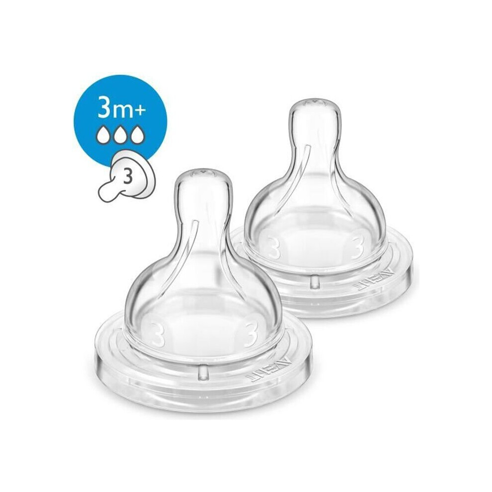 PHILIPS AVENT 2 3 hole teats SCF633 / 27