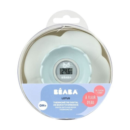 BEABA BÉABA Lotus bath thermometer, Green Blue 2