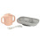 BEABA BEABA, Silicone learning set + cup - pink 1