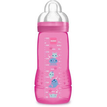 MAM Bottle Easy Active 2nd Age Colored 330ml Girl Teat Flow X