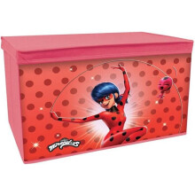 Baú de brinquedos dobrável FUN HOUSE Miraculous 55,5 x 34,5 x 34 cm para crianças