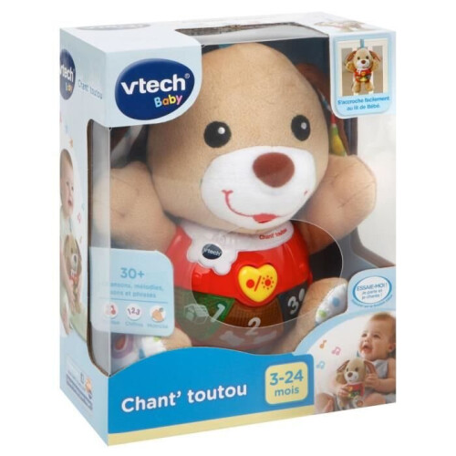 VTech VTECH BABY - Interactief Knuffel Kind - Zingende Hondenbruin 2