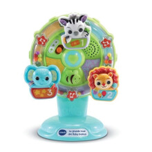 VTECH BABY - La Rueda Grande de Baby Loulous - Rueda musical con ventosa anticaída - Verde/Multicolor