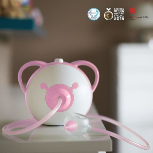 NOSIBOO Pro Mouche bebé elétrico - Rosa 1