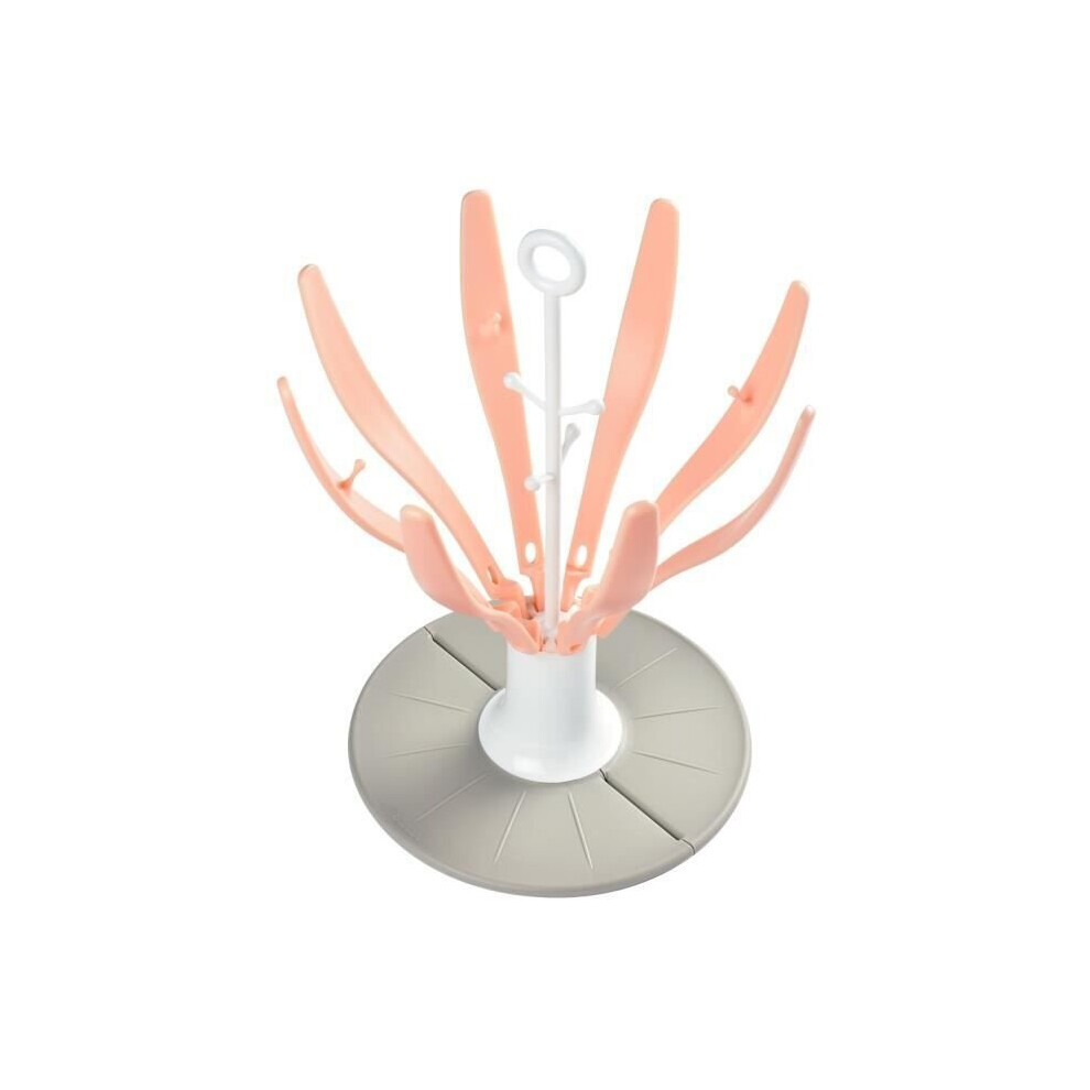 BEABA Drip baby bottles collapsible flower pink