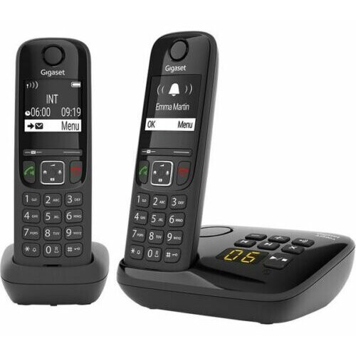 Gigaset AS690A Cordless Phone Twin Handsets With Answering Machine 1