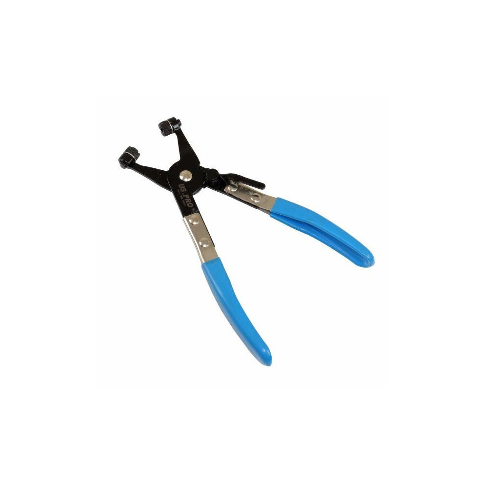 US PRO Tools Straight Hose Clamp Pliers - Cross Slot Jaws 3922