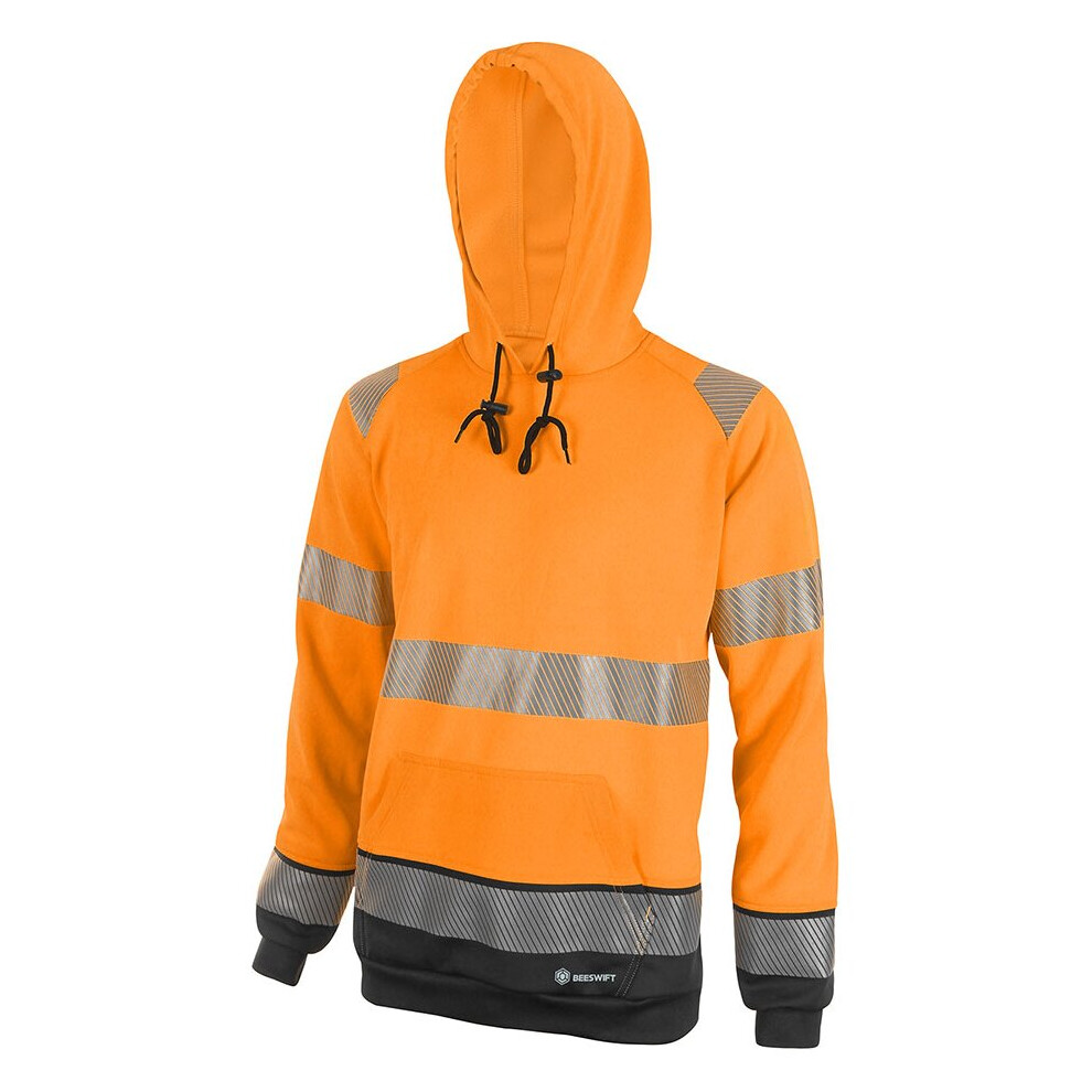 Beeswift - Hivis Two Tone Hoody Or/Blk Med - Orange / Black 5030566344275