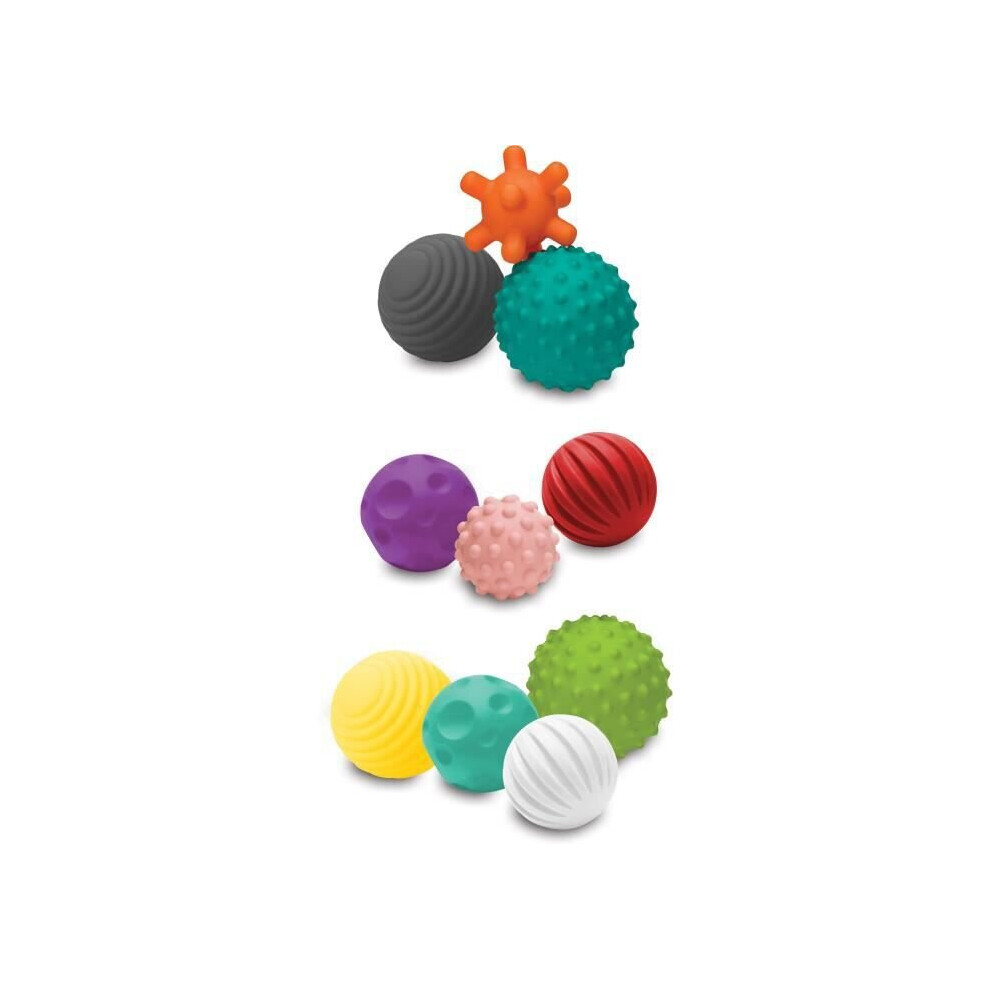 INFANTINO Set of 10 multicolored sensory balls