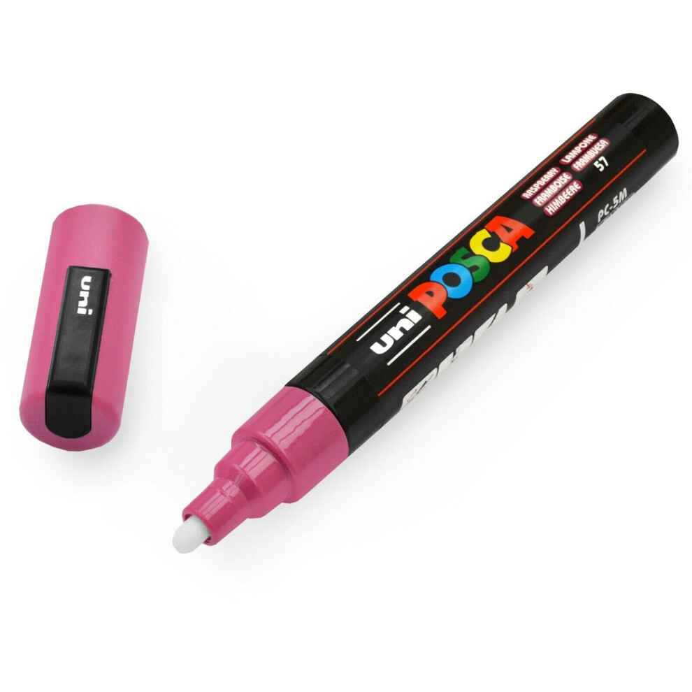 POSCA PC-5M by Uni-Ball - Raspberry