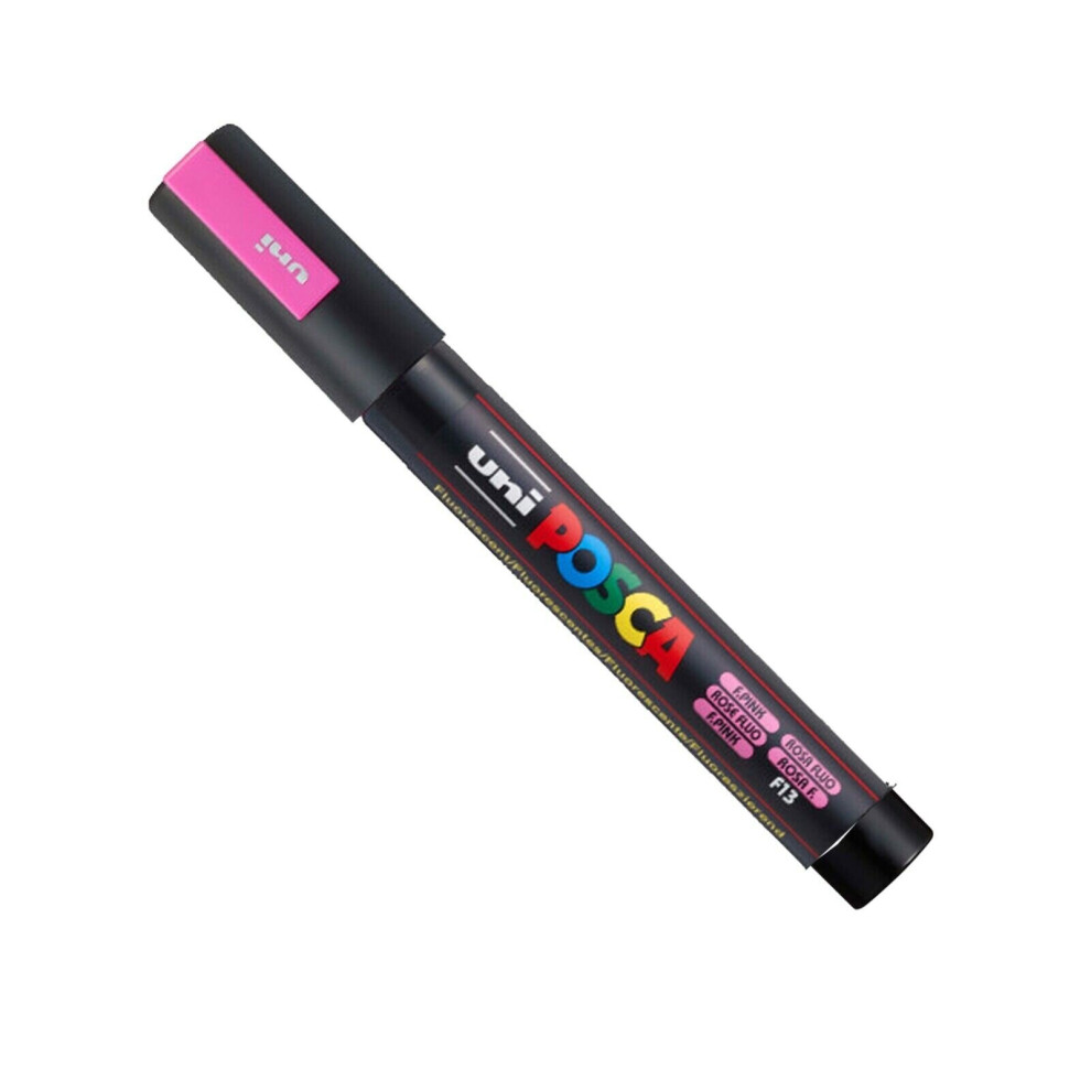 POSCA PC-5M by Uni-Ball - Fluorescent Pink