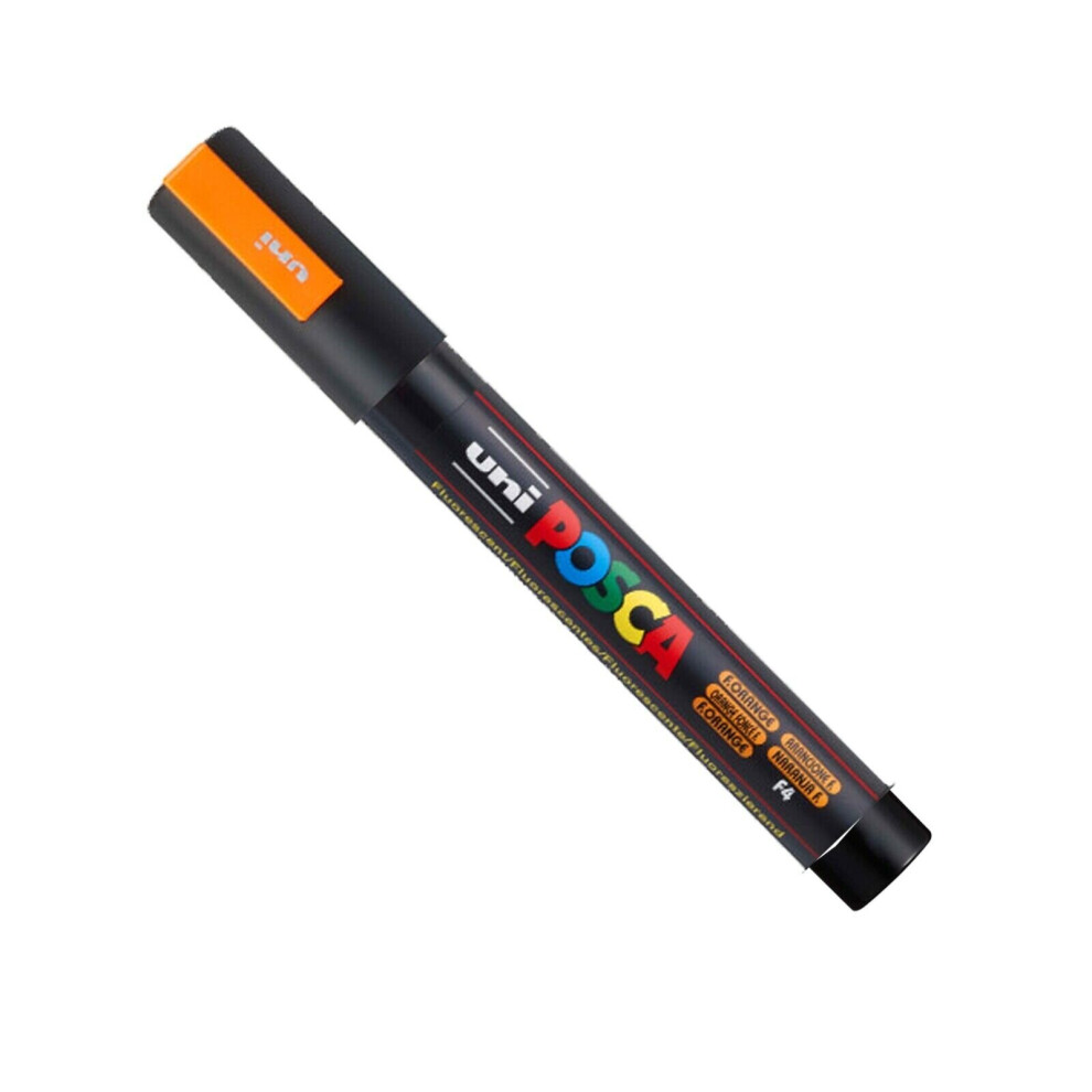 POSCA PC-5M by Uni-Ball - Fluorescent Orange