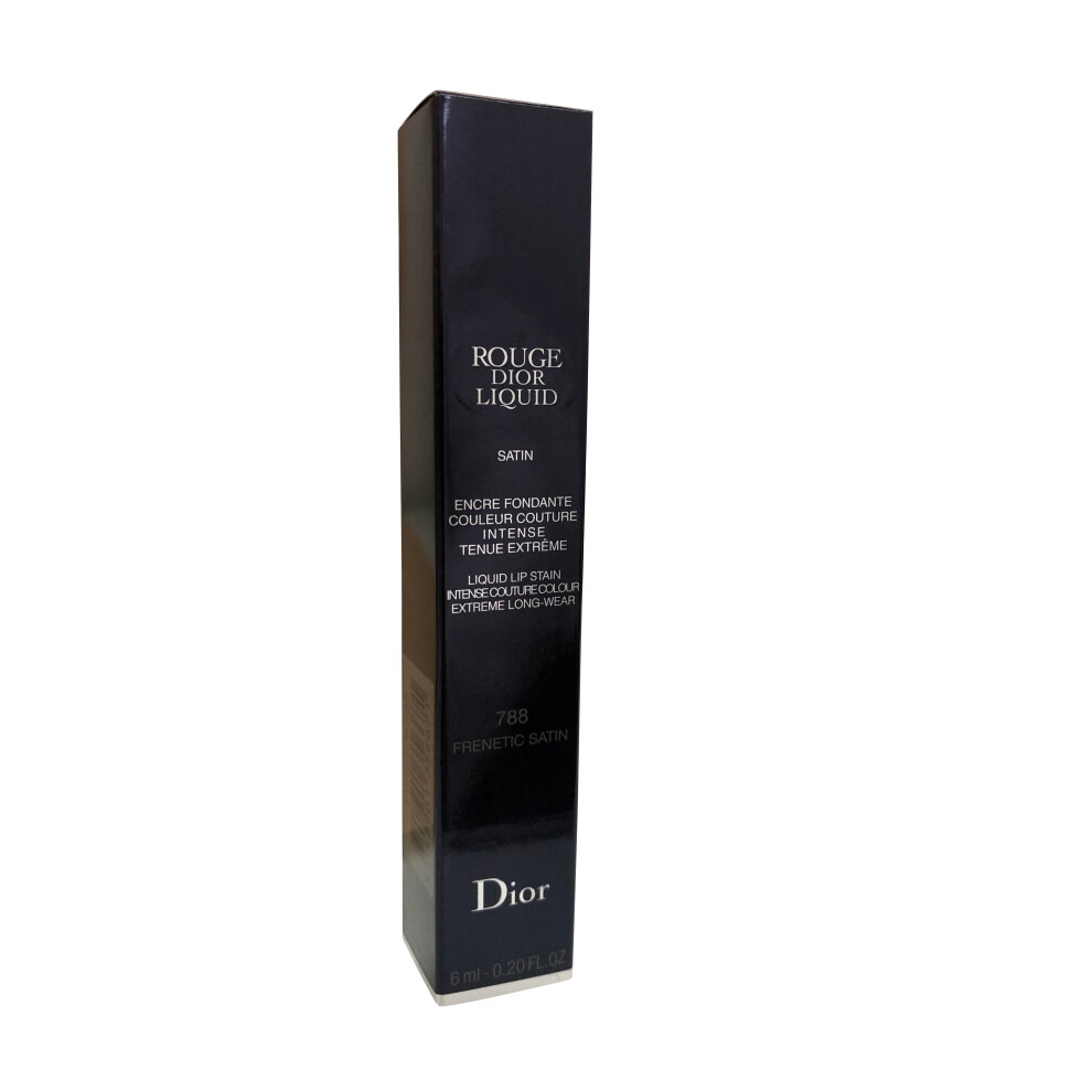 Dior Rouge Dior Liquid Satin 788 Frenetic Satin 0.20 OZ
