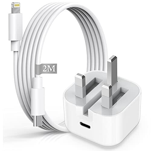 iPhone Charger Plug and Cable 2M[Apple MFi Certified], AINPOW 20W iPhone Fast Charger Cable and Plug,USB C Fast Charger Power Adapter with Lightn