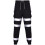 (3XL, Black) Mens High Visibility Safe Work Reflective Trousers 1