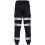 (XL, Black) Mens High Visibility Safe Work Reflective Trousers 2