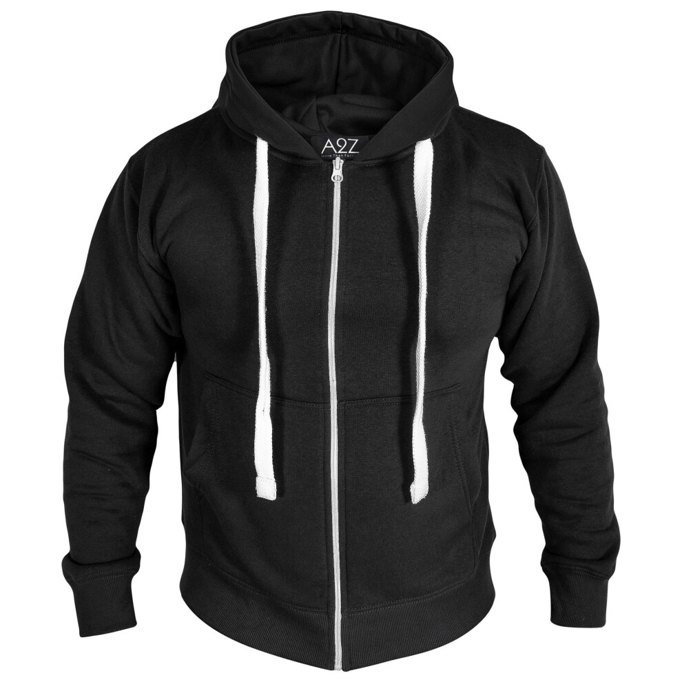 (3Xl, Black) Mens High Visibilty Pullover Safety Zipper S-4Xl 5059151236818
