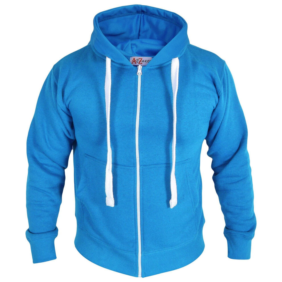 (3Xl, Blue) Mens High Visibilty Pullover Safety Zipper S-4Xl 5059151236955