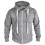 (3XL, Grey) Mens High Visibilty Pullover Safety Zipper S-4XL 1