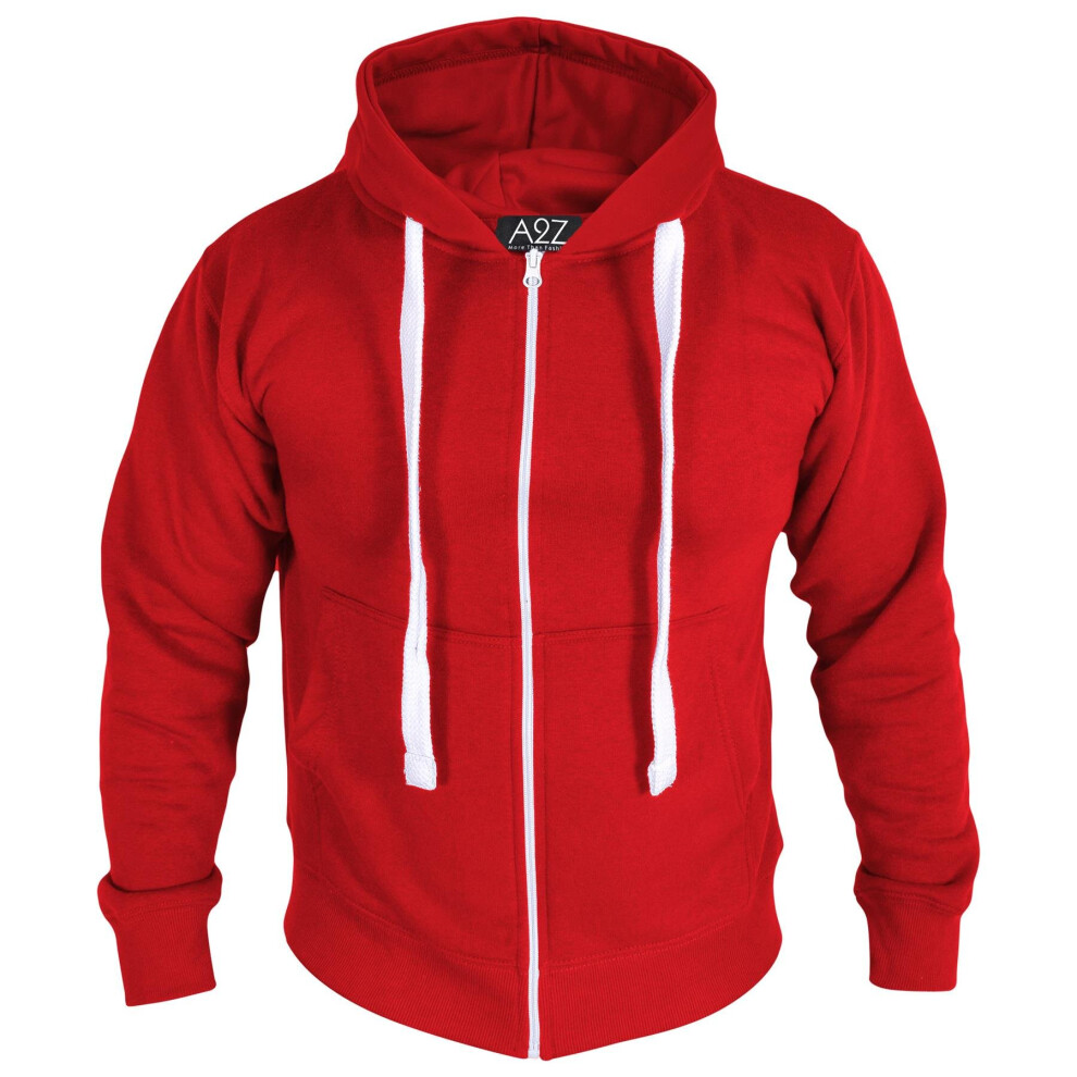 (3Xl, Red) Mens High Visibilty Pullover Safety Zipper S-4Xl 5059151235637