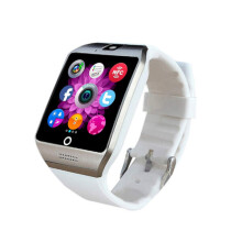 Smart Watch With Camera Q18 Bluetooth Smartwatch Sim Card Slot Fitness Activity Tracker Sport For Android Smartphones White