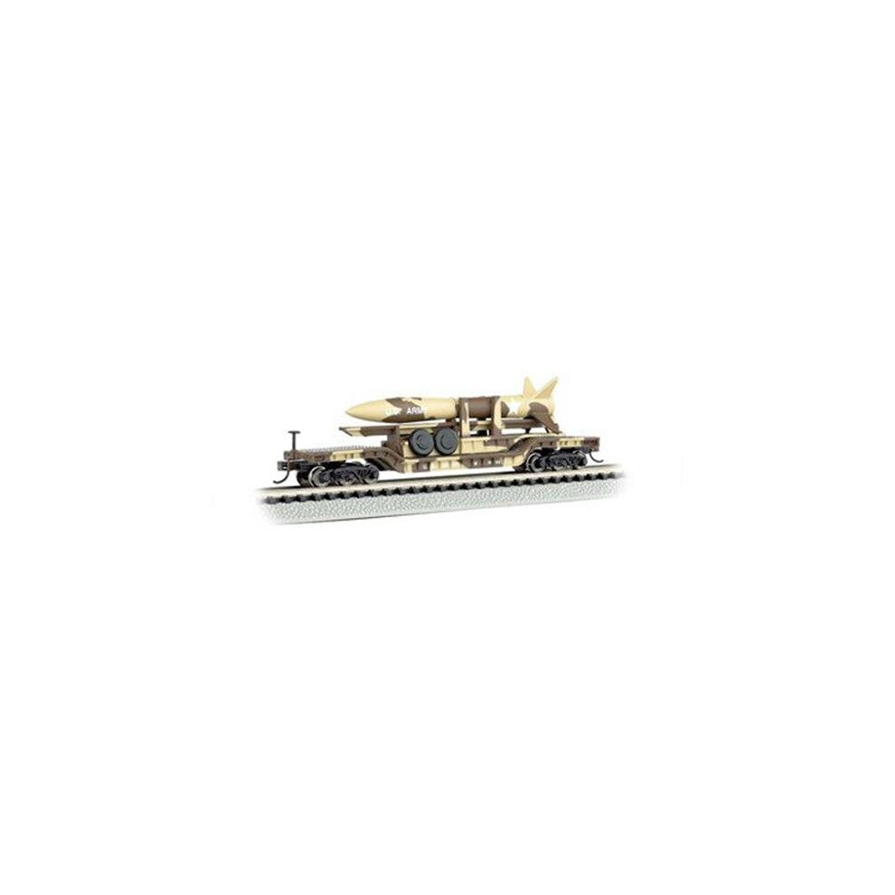 Bachmann BAC71397 N Scale Flat Car with Missle