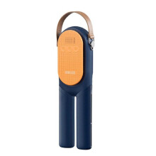 (Yellow) Electric Folding Clothes Hanger Dryer Ultraviolet Sterilization 200W Suit Shoes Portable Rack Machine Timing Function -DD
