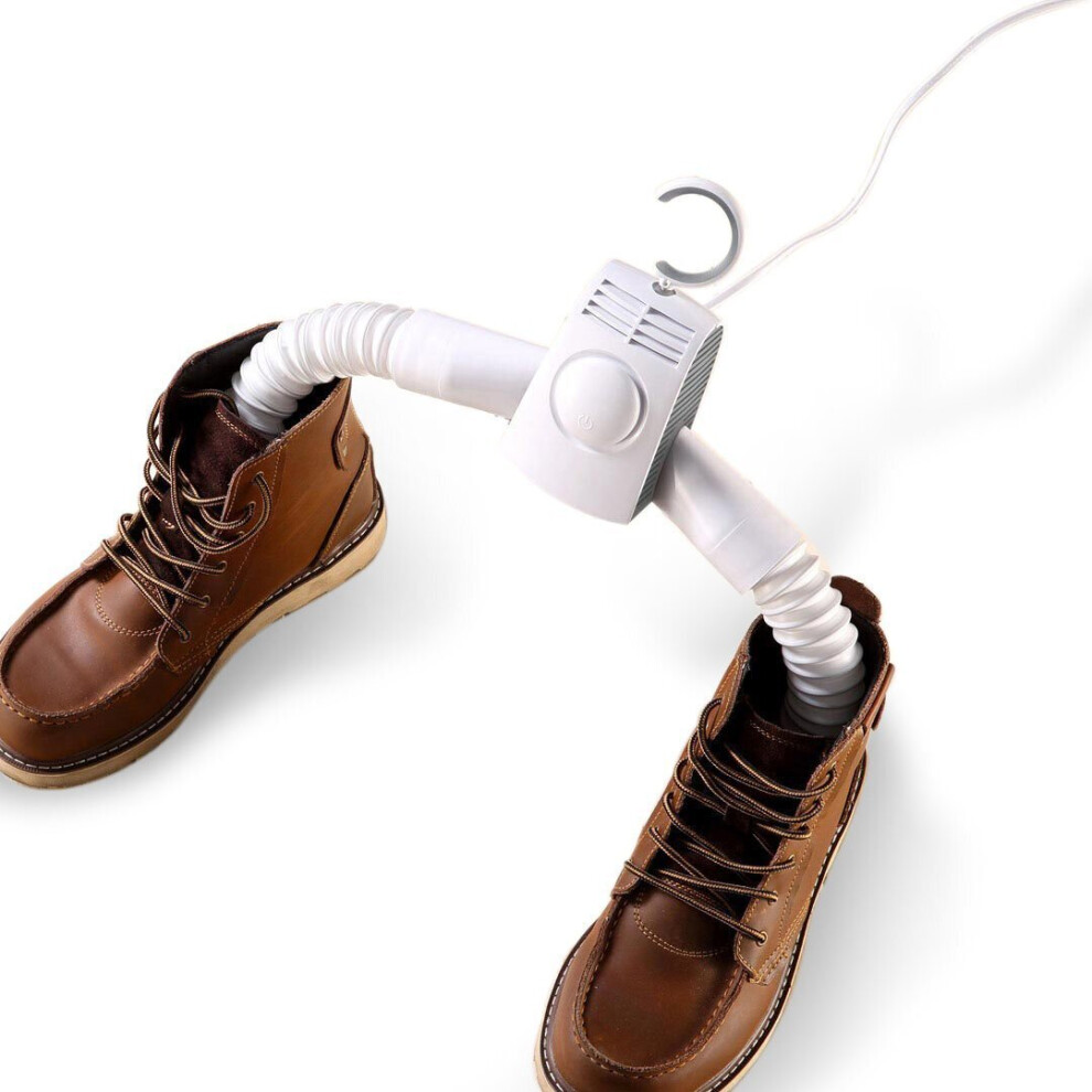 (Shoe Dryer) Smart Frog Electric Folding Clothes Hanger Dryer 150W Suit Shoes Portable Rack Machine Intelligent Temperature Control