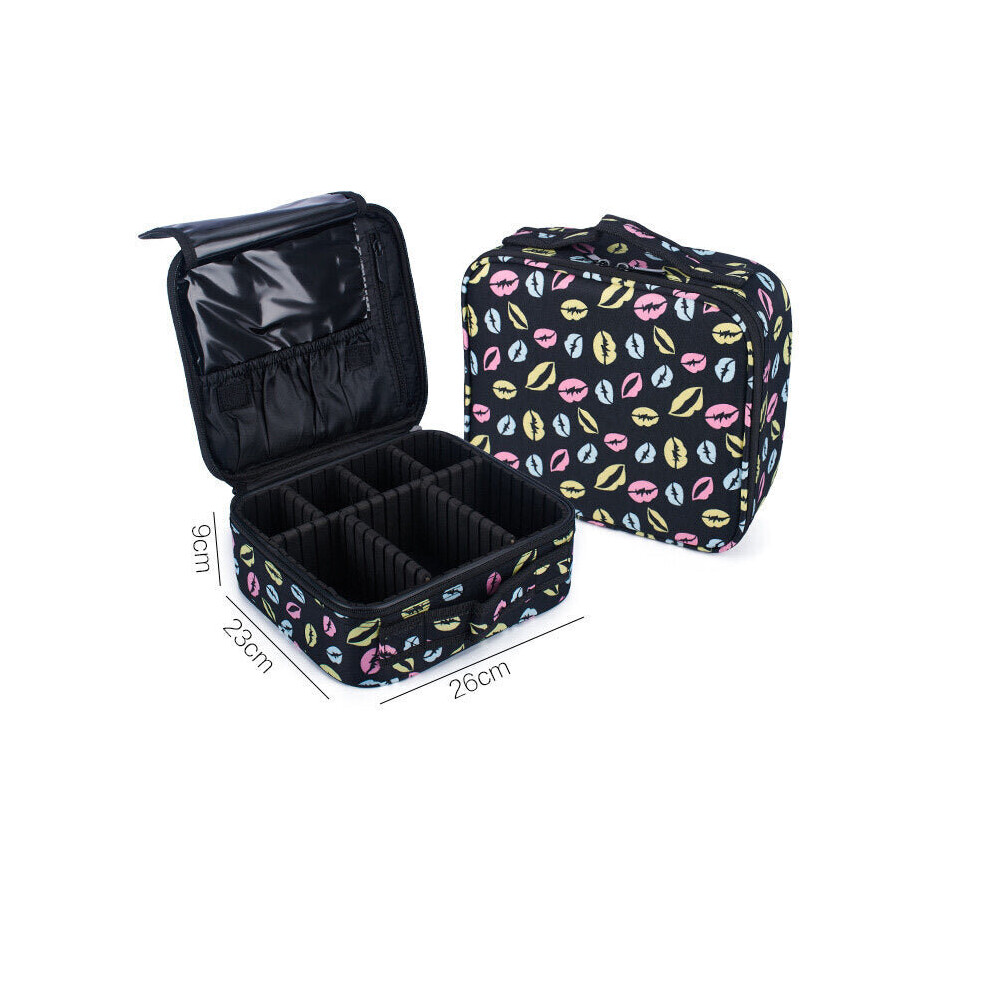 (#02) Travel Cosmetic Makeup Bag Wash Organizer Storage Box
