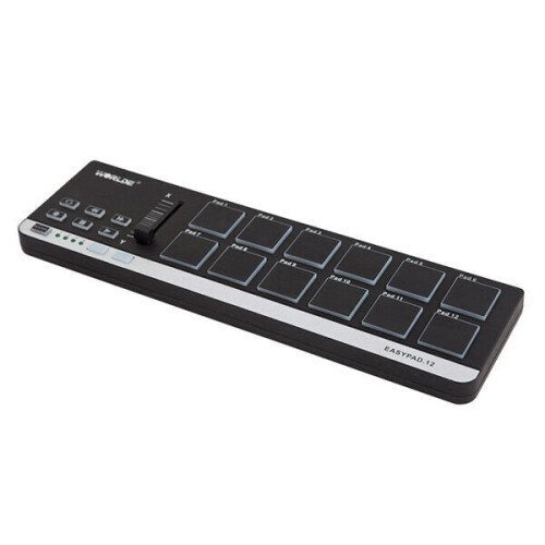 12 Portable Mini USB 12 Drum Pad MIDI Controller 1