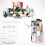 (DiaMond) Plastic Cosmetic Storage Box, Rotating Organizer 9