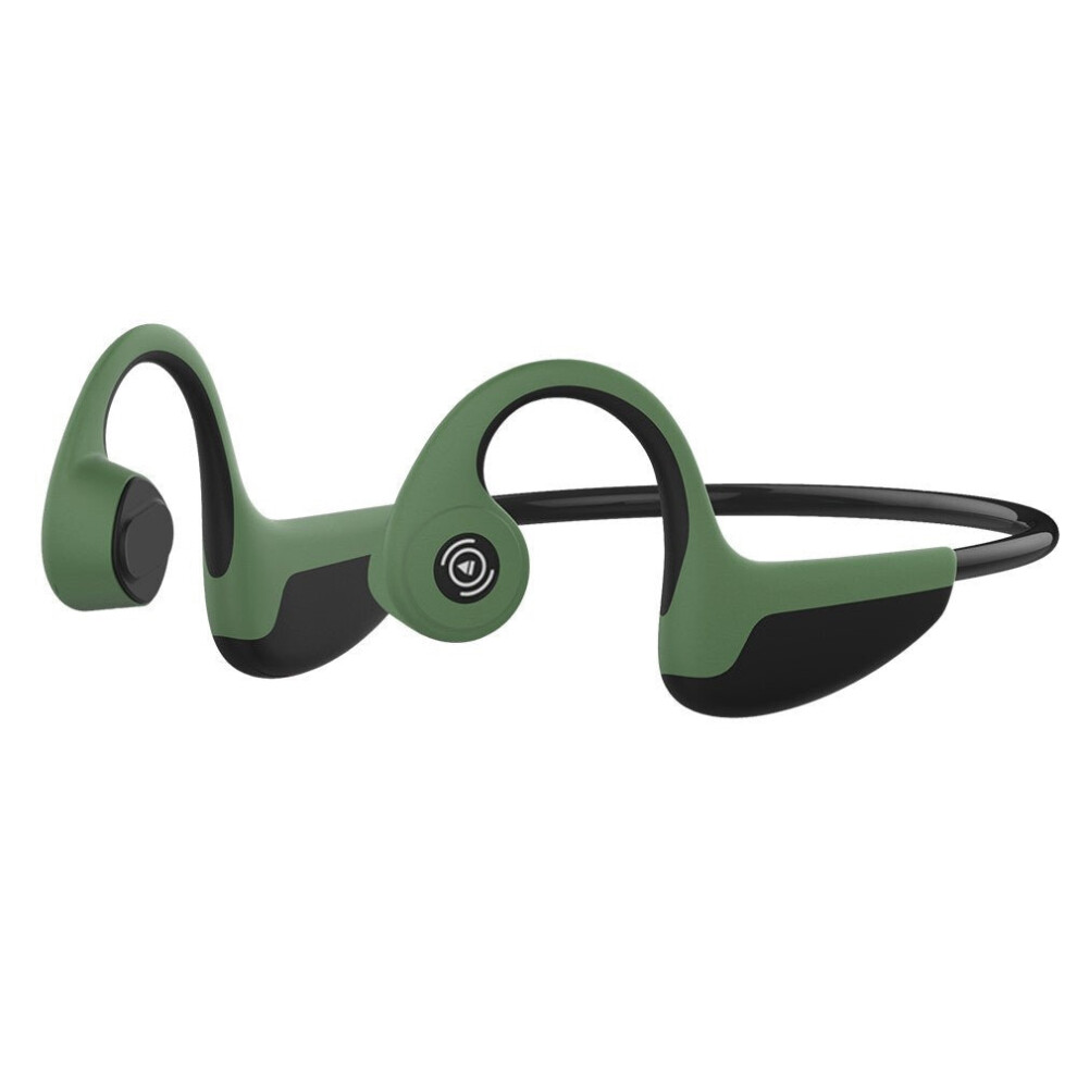 ( + Green) Bone Conduction Bt 5.0 Headphone Black/Green 6112211975634