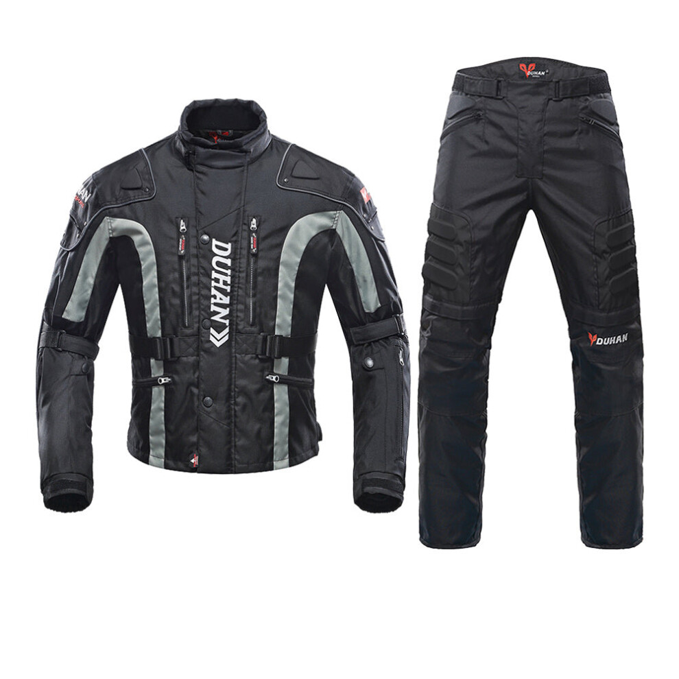 (Black, M) Cold Proof Motorcycle Protective Gear Set