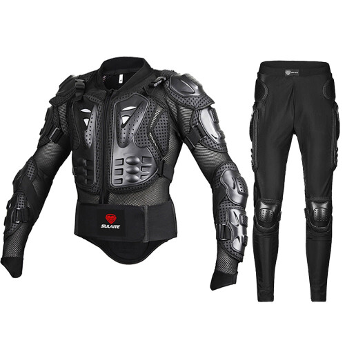 (BL Jacket trousers, M) Motorcycle Racing Body Armor Protector Gear