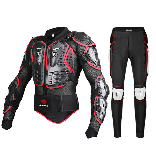 (Jacket trousers RW, M) Motorcycle Racing Body Armor Protector Gear