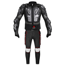 (Jacket trousers BW, L) Motorcycle Racing Body Armor Protector Gear