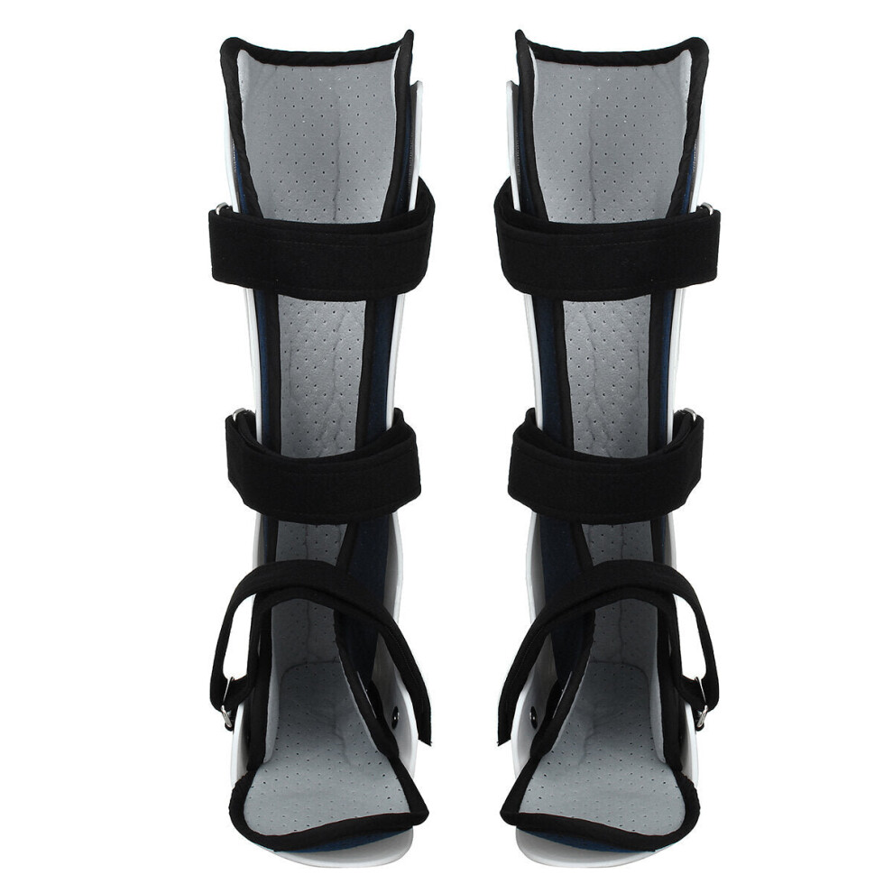 (right, S) 1 Pcs Ankle Support Adjustable Left Right Joint Foot Orthosis Fracture Protector Brace